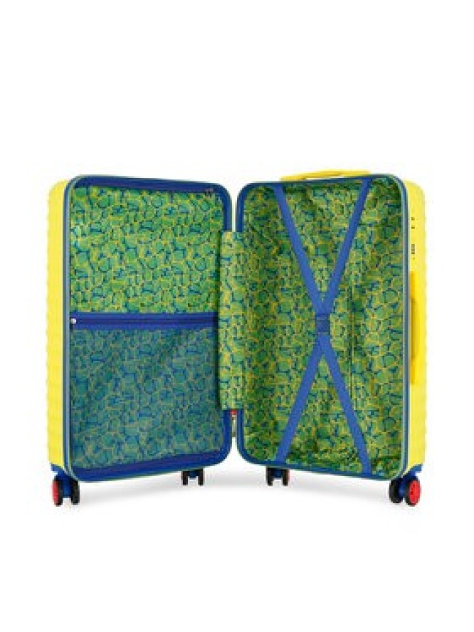 Semi Line Walizka średnia T5934-2 Żółty