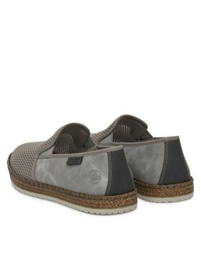 Rieker Półbuty B5265-43 Szary