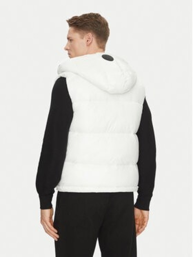 Save The Duck Kamizelka D80296M LUCK19 Biały Regular Fit