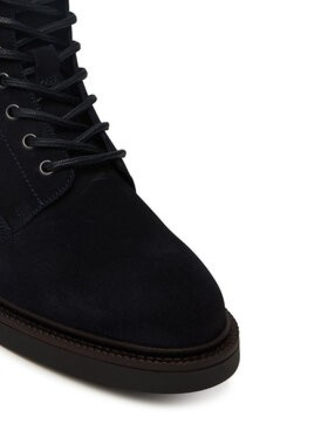 Tommy Hilfiger Kozaki Comfort Lwt FM0FM05594 Granatowy