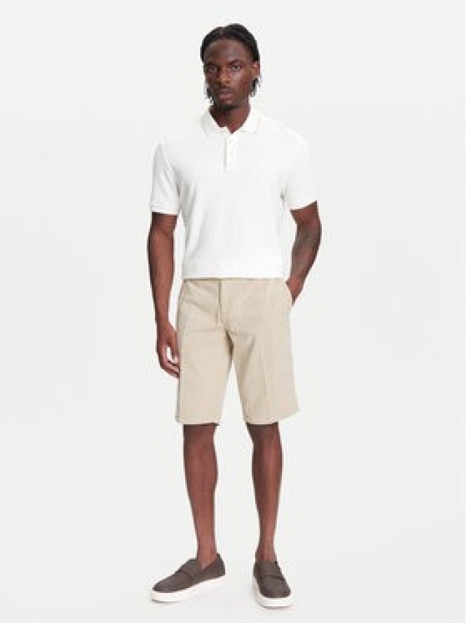 Robe di Kappa Szorty materiałowe Oris 600BTI0 Beżowy Slim Fit