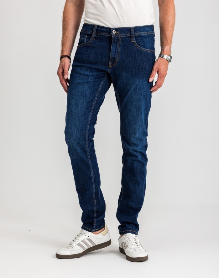 Męskie Spodnie Jeansowe Mustang Style Oregon Tapered Denim Blue 1017123 5000 882
