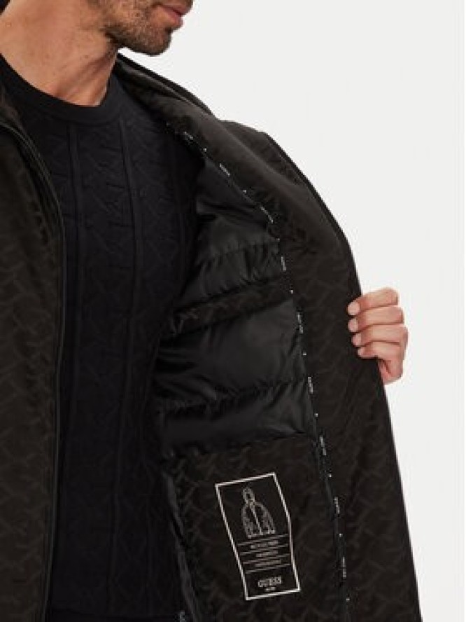 Guess Kurtka przejściowa M5YL14 WHEW2 Czarny Regular Fit