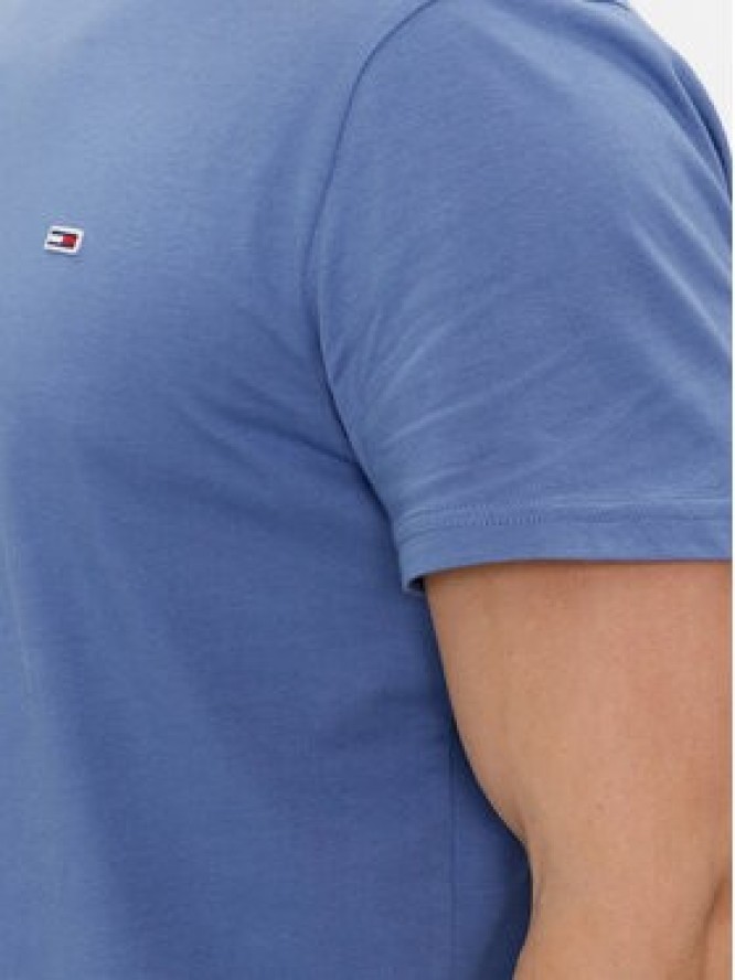 Tommy Jeans T-Shirt Classic DM0DM09598 Niebieski Regular Fit