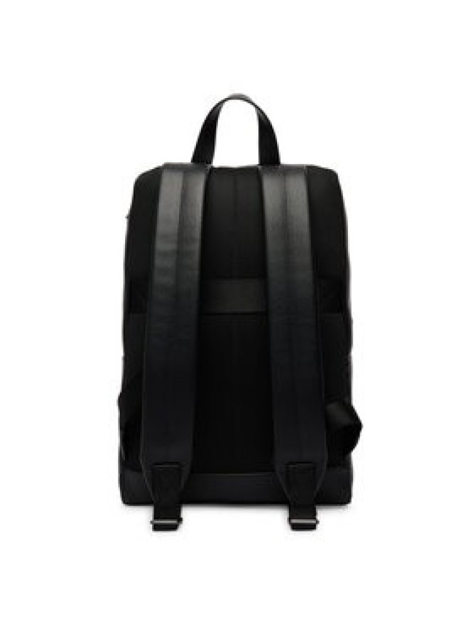 Calvin Klein Plecak Emblem Hw Slim Pocket Backpack LV04D3289G Czarny