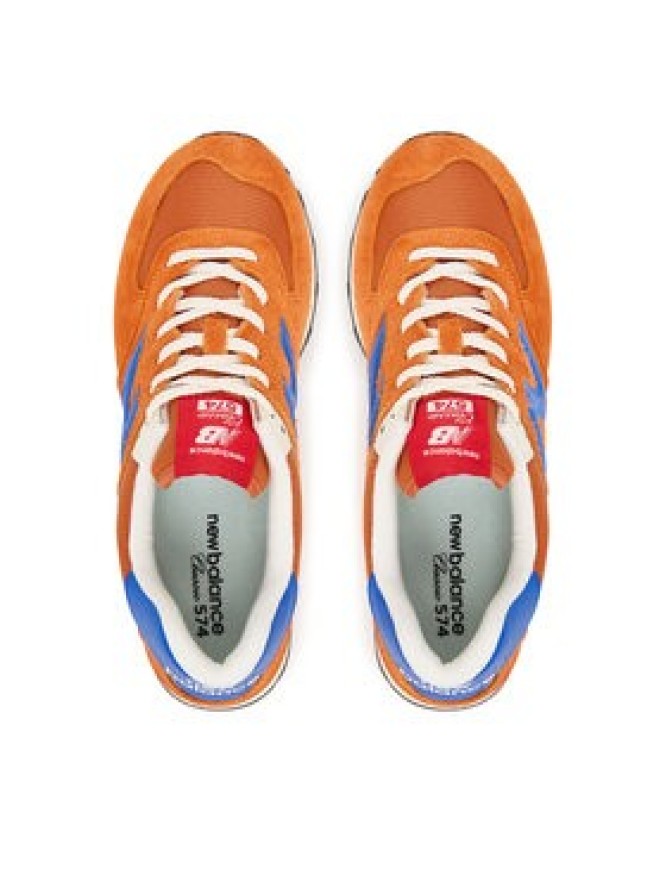 New Balance Sneakersy U574BRD Pomarańczowy
