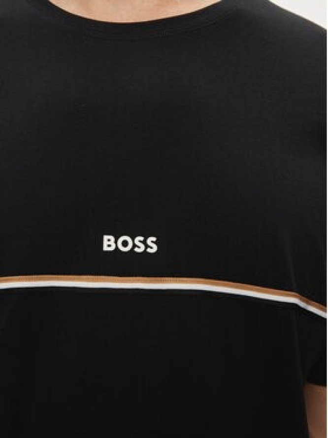 Boss T-Shirt Unique 50515395 Czarny Regular Fit