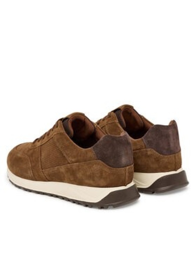 Clarks Sneakersy Radwell Tie 26186564 Brązowy