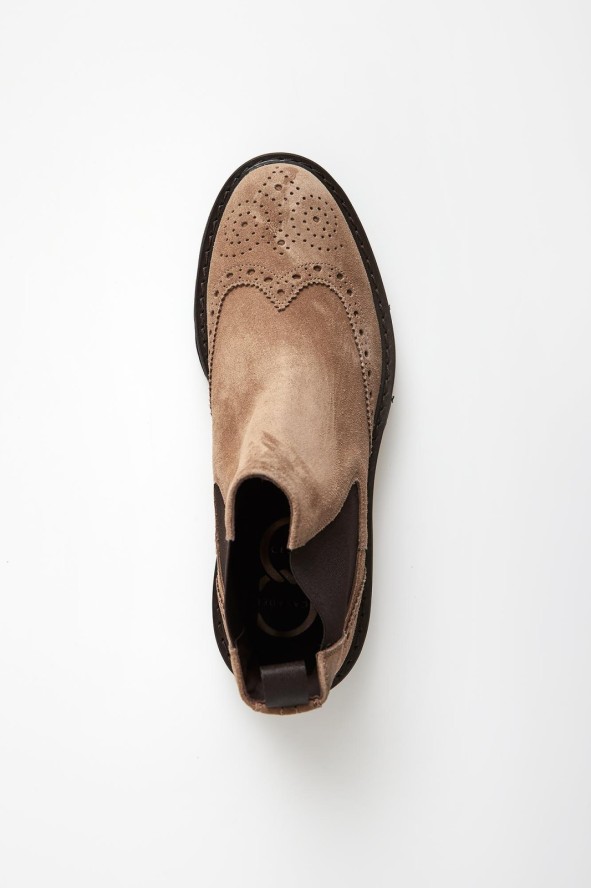 Półbuty męskie zamszowe CESARE CASADEI