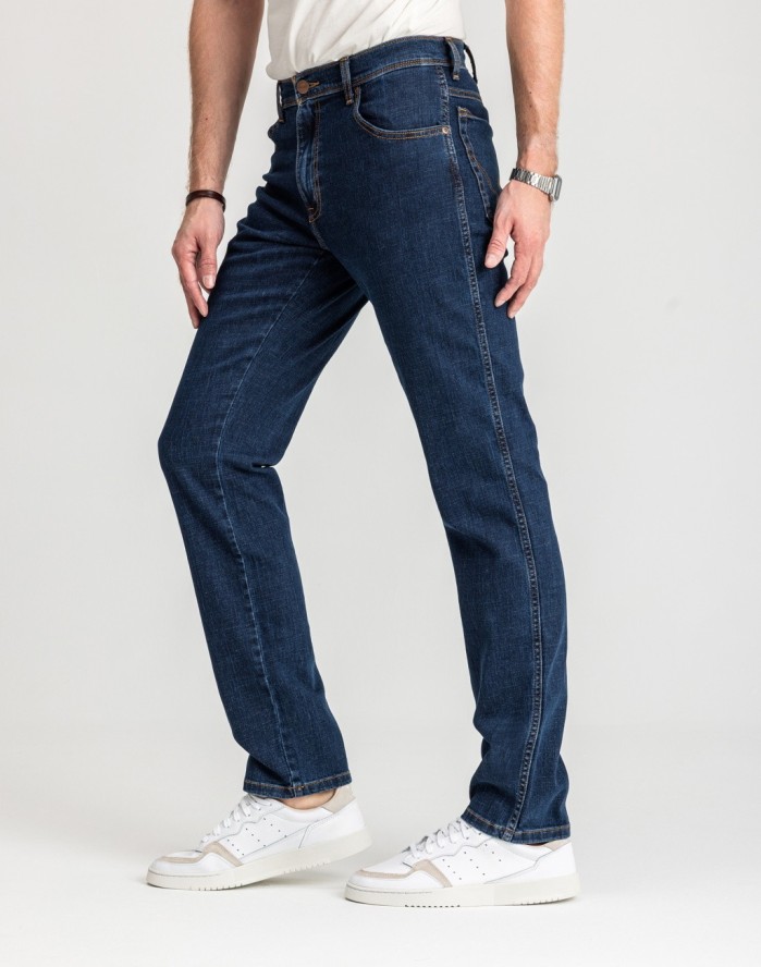 WRANGLER TEXAS SLIM MĘSKIE SPODNIE JEANSOWE CROSS GAME W12S8311U 112126497