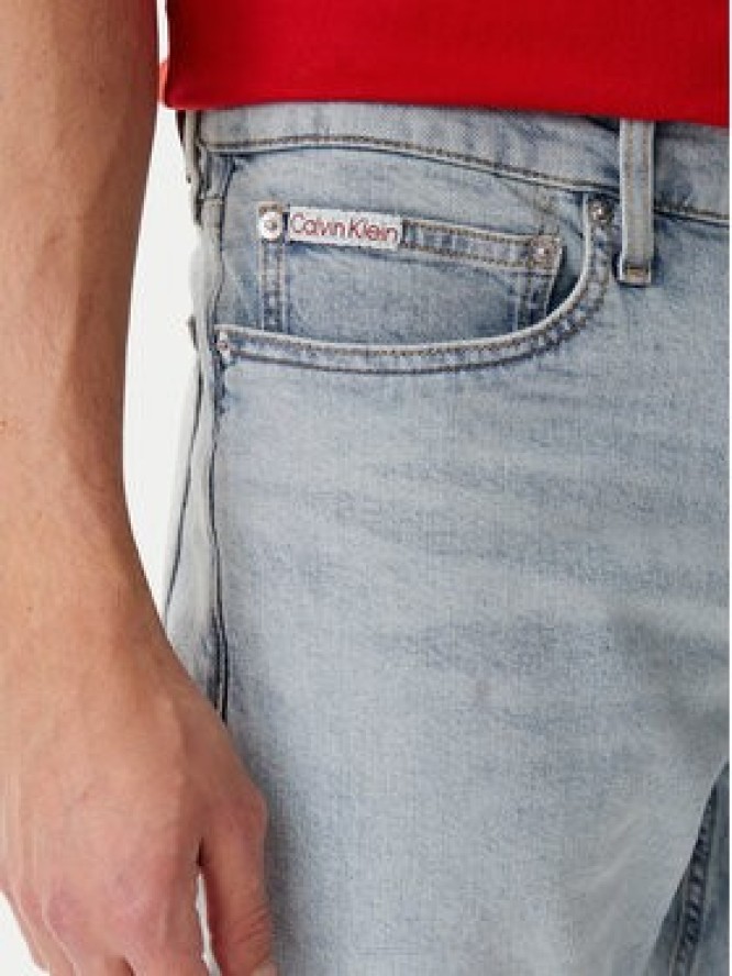 Calvin Klein Jeans Szorty jeansowe J30J327193 Niebieski Slim Fit