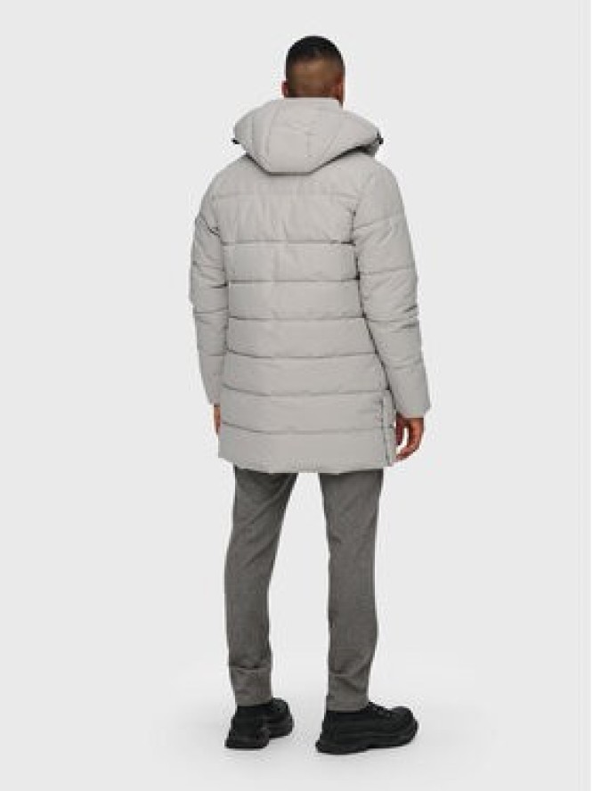 Only & Sons Kurtka zimowa Carl Long 22020156 Szary Regular Fit