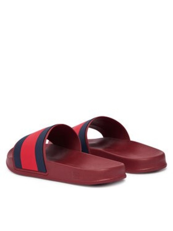 Tommy Hilfiger Klapki Core Hilfiger Flag Pool Slide FM0FM05798 Czerwony
