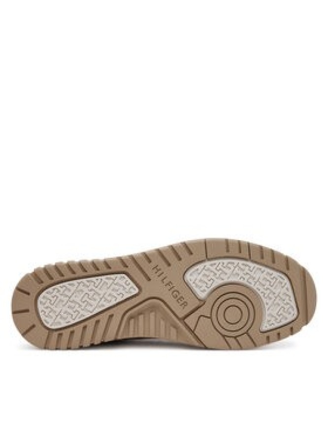 Tommy Hilfiger Sneakersy Th Basket Better Premium Mix FM0FM05417 Beżowy