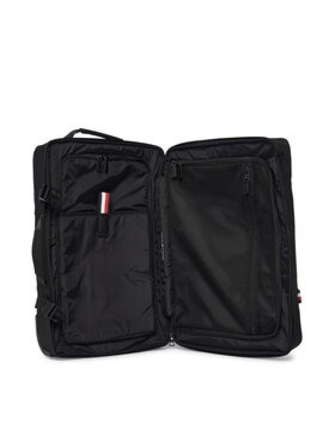 Tommy Hilfiger Walizka kabinowa Th Nylon Travel Soft AM0AM13474 Czarny