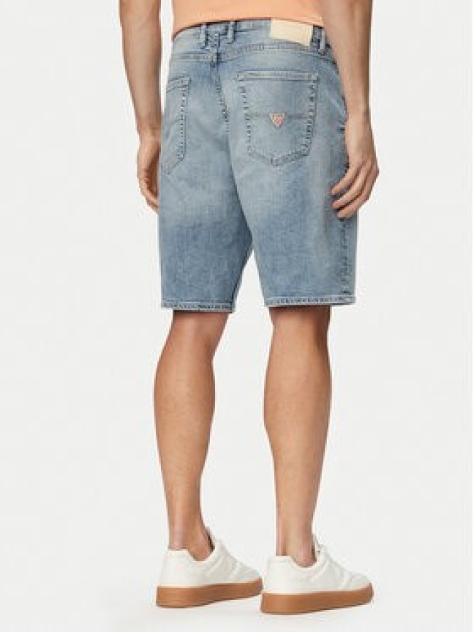 Guess Szorty jeansowe M6GD27 D0778 Niebieski jasny Regular Fit