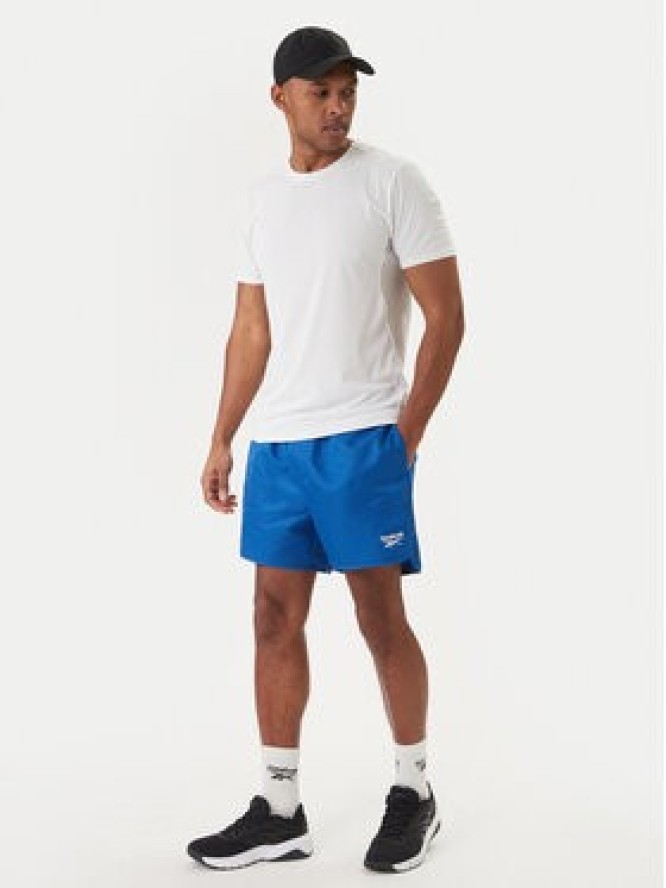 Reebok Szorty sportowe Best RK25557CCM Niebieski Regular Fit