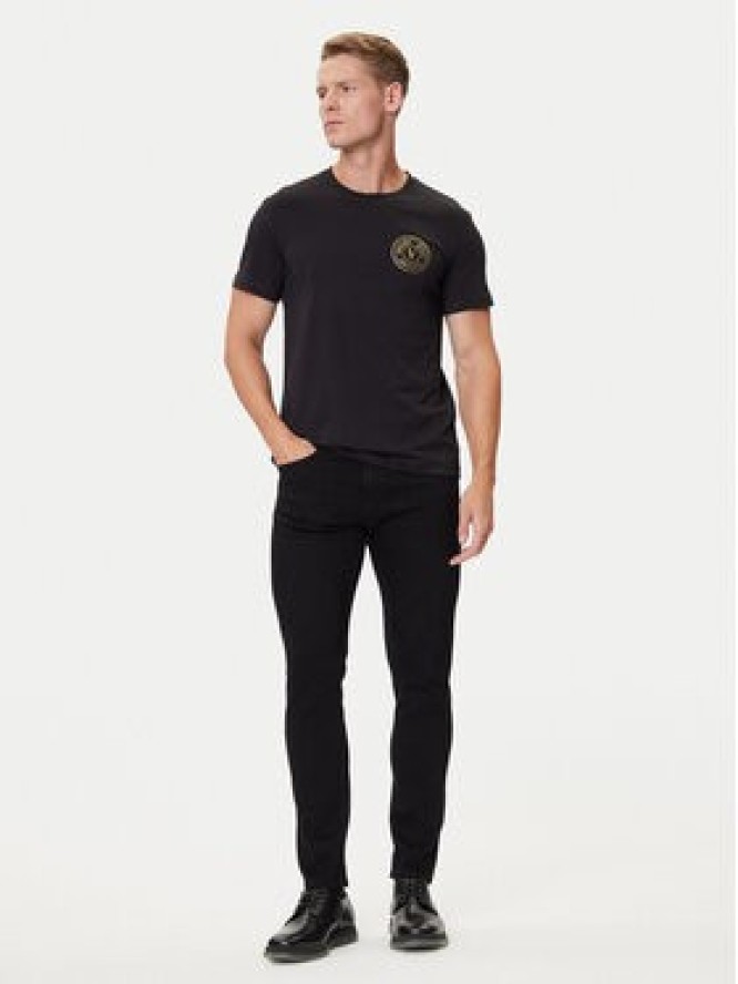 Versace Jeans Couture T-Shirt 79GAHT00 CJ00T Czarny Regular Fit