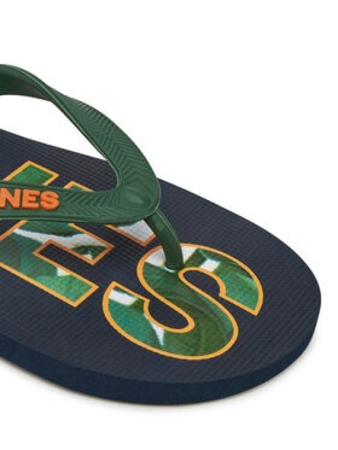 Jack & Jones Japonki Jfwlogo Palm Print Flip Flop Ln 12230642 Granatowy