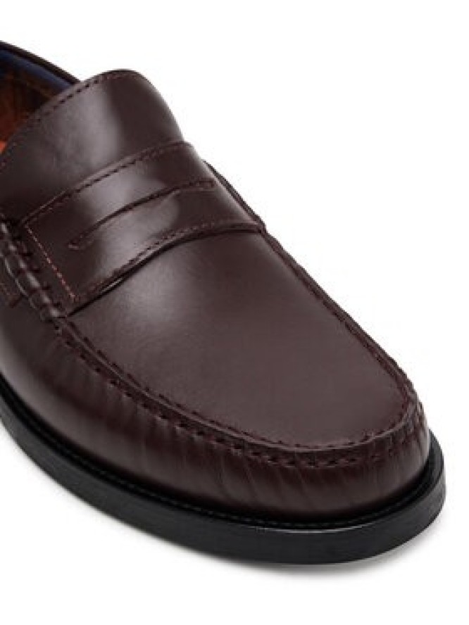 Naked Wolfe Mokasyny Riviera Bordowy