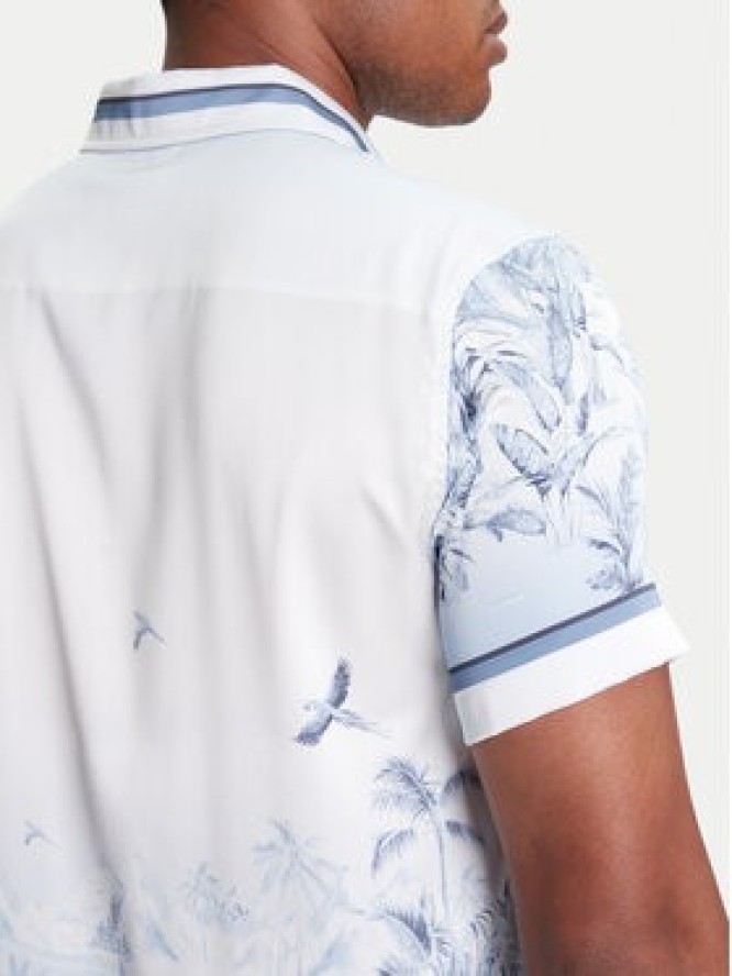 Guess Koszula M4YH39 WF1T2 Niebieski Regular Fit