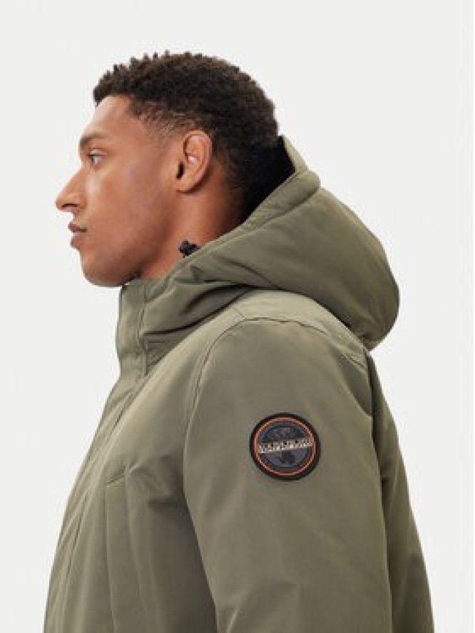 Napapijri Kurtka zimowa A-Cornier NP0A892J Zielony Regular Fit