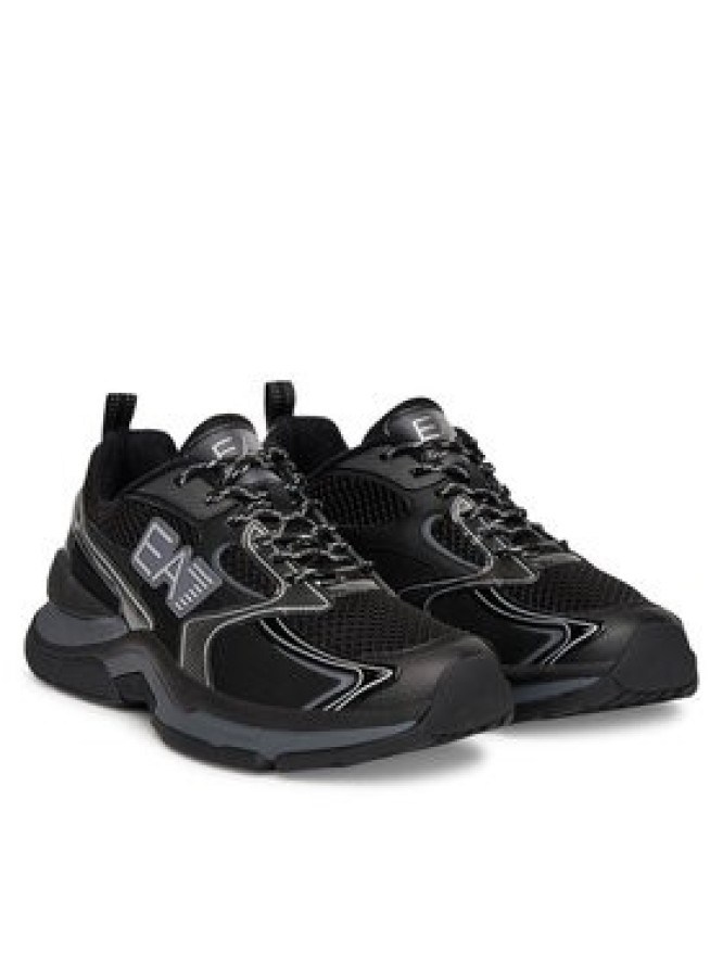 EA7 Emporio Armani Sneakersy X8X249 XK446 N543 Czarny