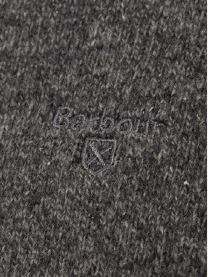 Barbour Sweter Essential Tisbury MKN0844GY12 Szary Regular Fit