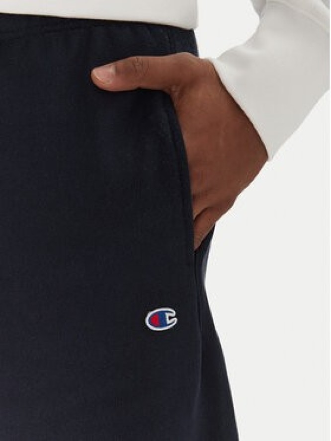 Champion Szorty sportowe 220764 Granatowy Loose Fit