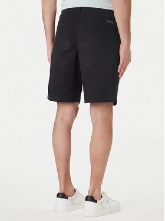 Calvin Klein Jeans Szorty materiałowe LV04RF617G Czarny Regular Fit