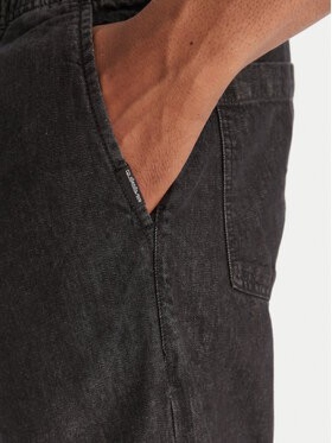 Quiksilver Jeansy Taxer EQYDP03494 Czarny Loose Fit