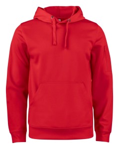 clique Basic Active Hoody 100% poliester – red
