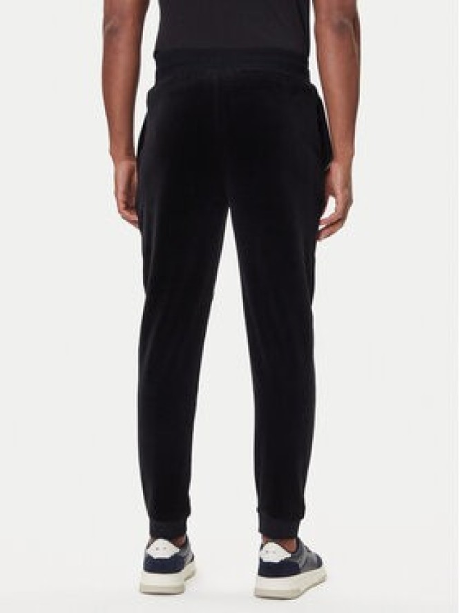 BOSS Spodnie dresowe Velour 50550635 Czarny Regular Fit