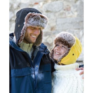 Czapka Zimowa Unisex Typu Traper