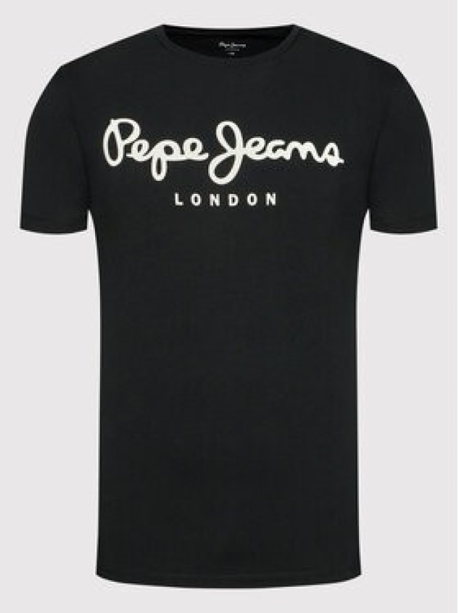 Pepe Jeans T-Shirt Original PM508210 Czarny Slim Fit