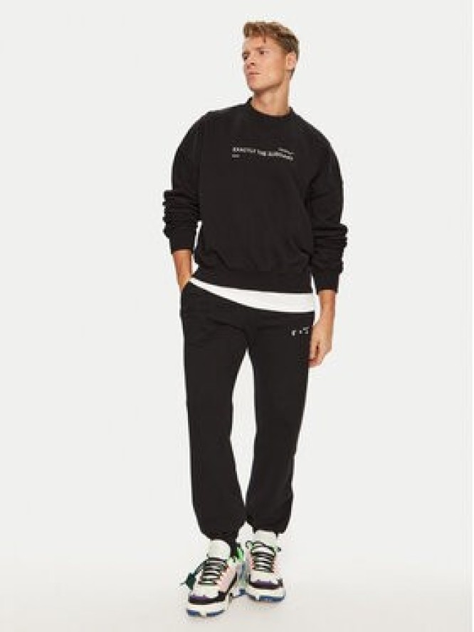 Off-White Bluza OMBA067S23FLE0021032 Czarny Regular Fit