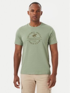 Beverly Hills Polo Club T-Shirt M1369 Zielony Regular Fit