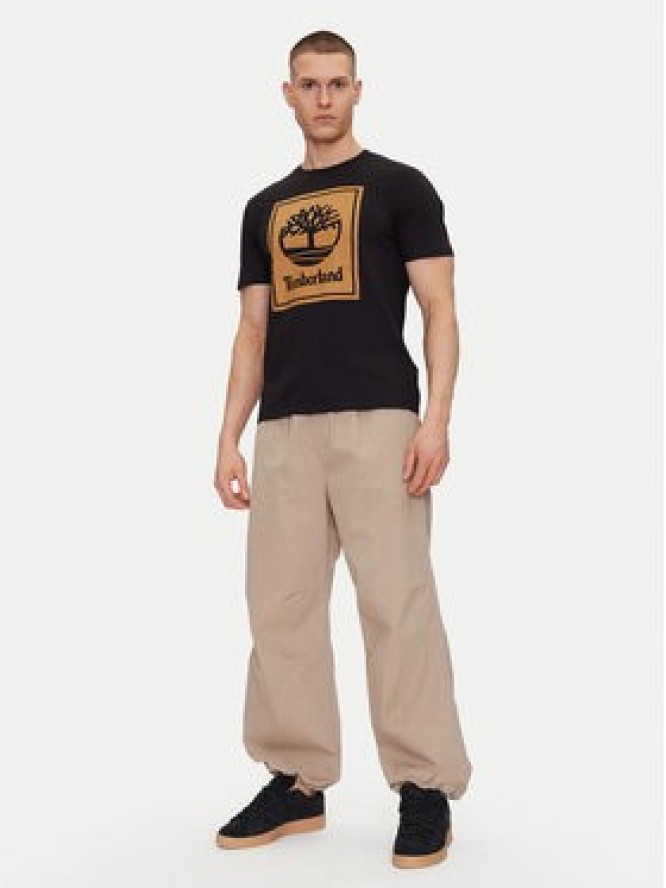 Timberland T-Shirt TB0A5WQQ Czarny Regular Fit