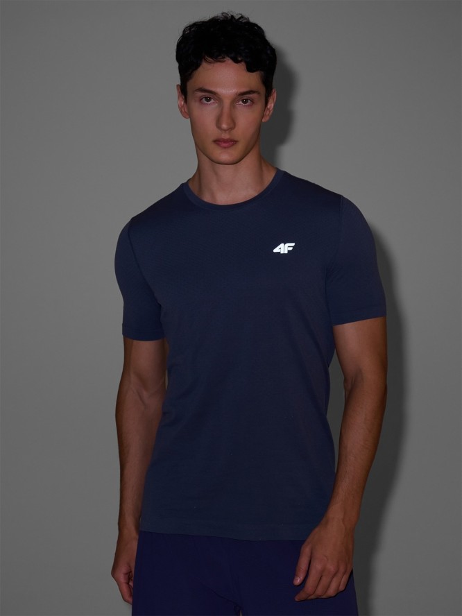 4F Koszulka do biegania szybkoschnąca męska - szara L/XL