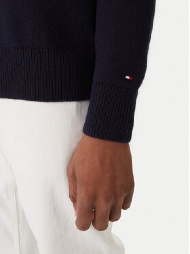 Tommy Hilfiger Sweter Fairisle MW0MW40844 Granatowy Regular Fit