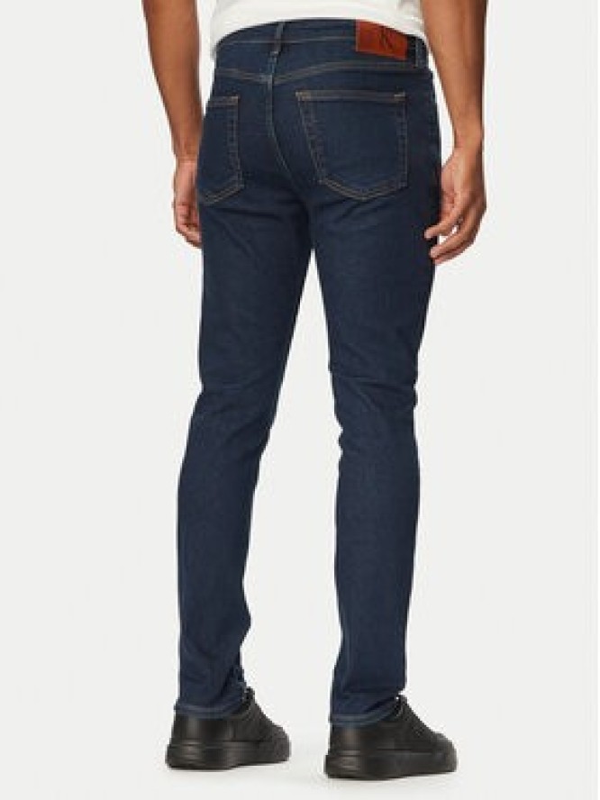 Calvin Klein Jeans Jeansy LV04RG792G Granatowy Skinny Fit