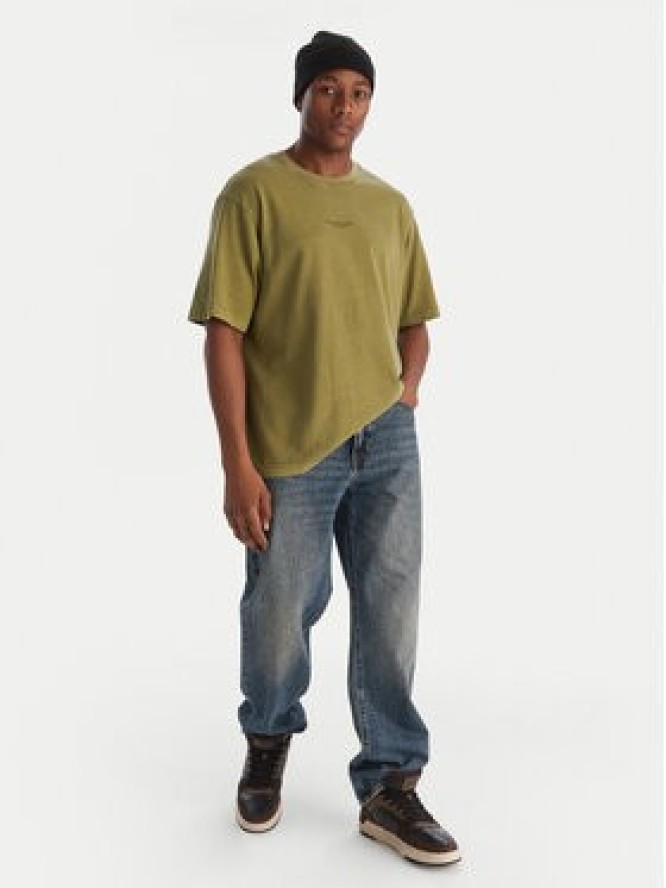 G-Star Raw T-Shirt Overdyed D24780-C756 Zielony Boxy Fit