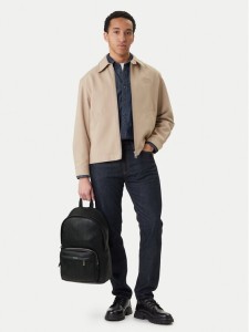 Calvin Klein Plecak Emblem Aop Emboss Round Backpack LV04D3398G Czarny