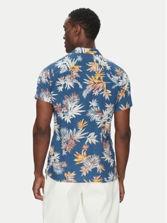 INDICODE Koszula Rammie 20-435 Granatowy Regular Fit