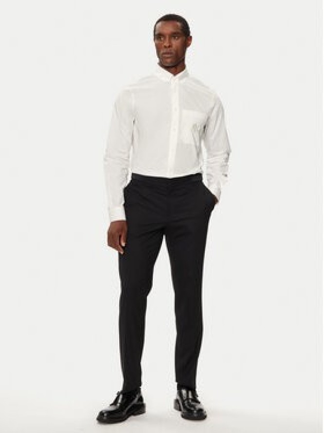 Armani Exchange Koszula 6DZC21 ZN2VZ 1116 Écru Slim Fit