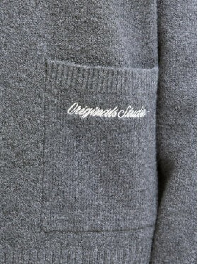 Jack & Jones Kardigan Norrebro 12282732 Szary Loose Fit