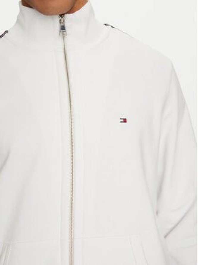 Tommy Hilfiger Bluza Global Stripe MW0MW37468 Biały Regular Fit