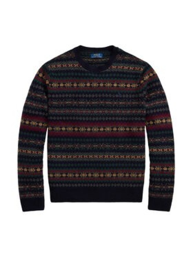 Polo Ralph Lauren Sweter 710981615001 Granatowy Regular Fit