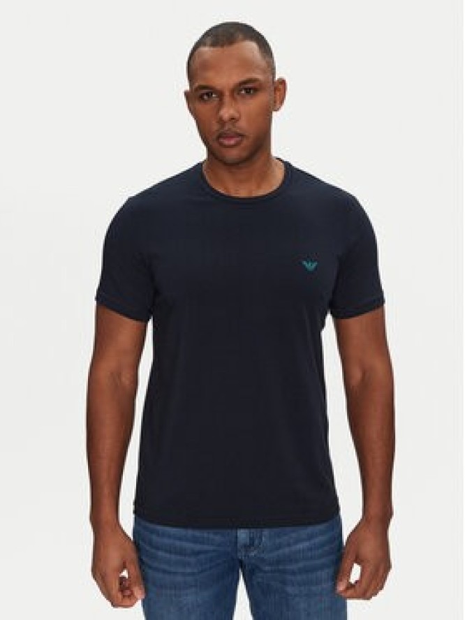 Emporio Armani Underwear Komplet t-shirtów EM000391 AF10776 MB143 Granatowy Regular Fit