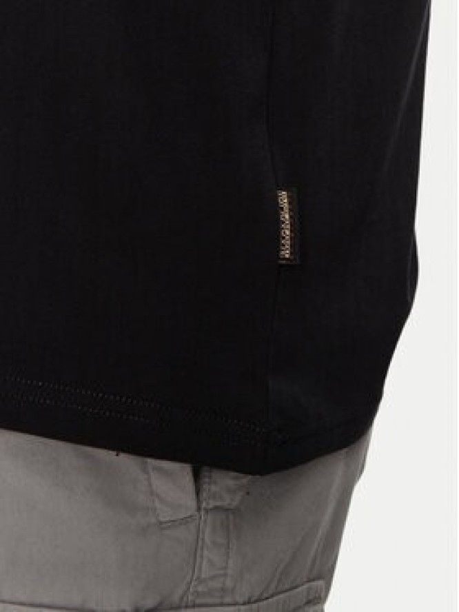Napapijri T-Shirt S-Murlo NP0A4IEJ9411 Czarny Regular Fit